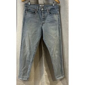Levis Jeans‎ Size 30 Wedgie Straight Button Fly Blue Denim